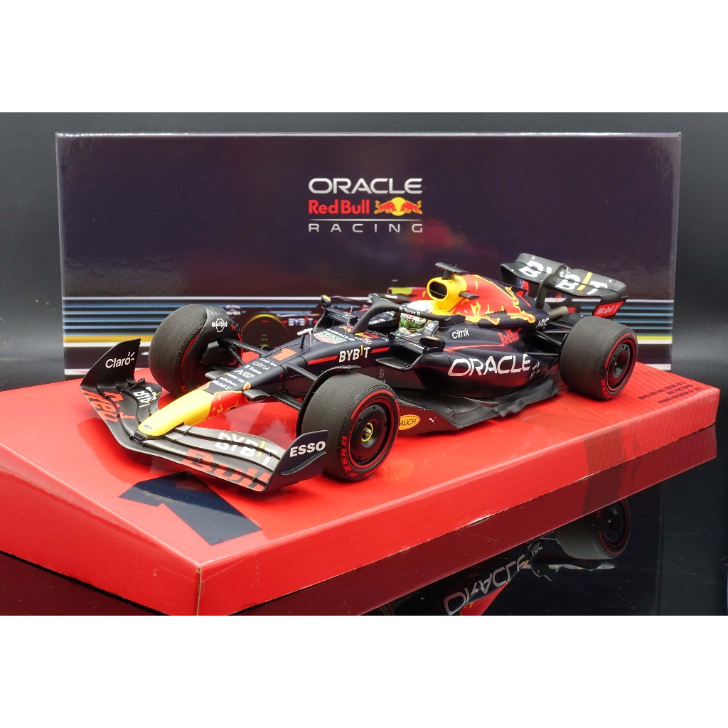 [MASH] Minichamps 1/18 F1 RB18 1 Max 2022 Hungary Station Champion Gift Box Edition