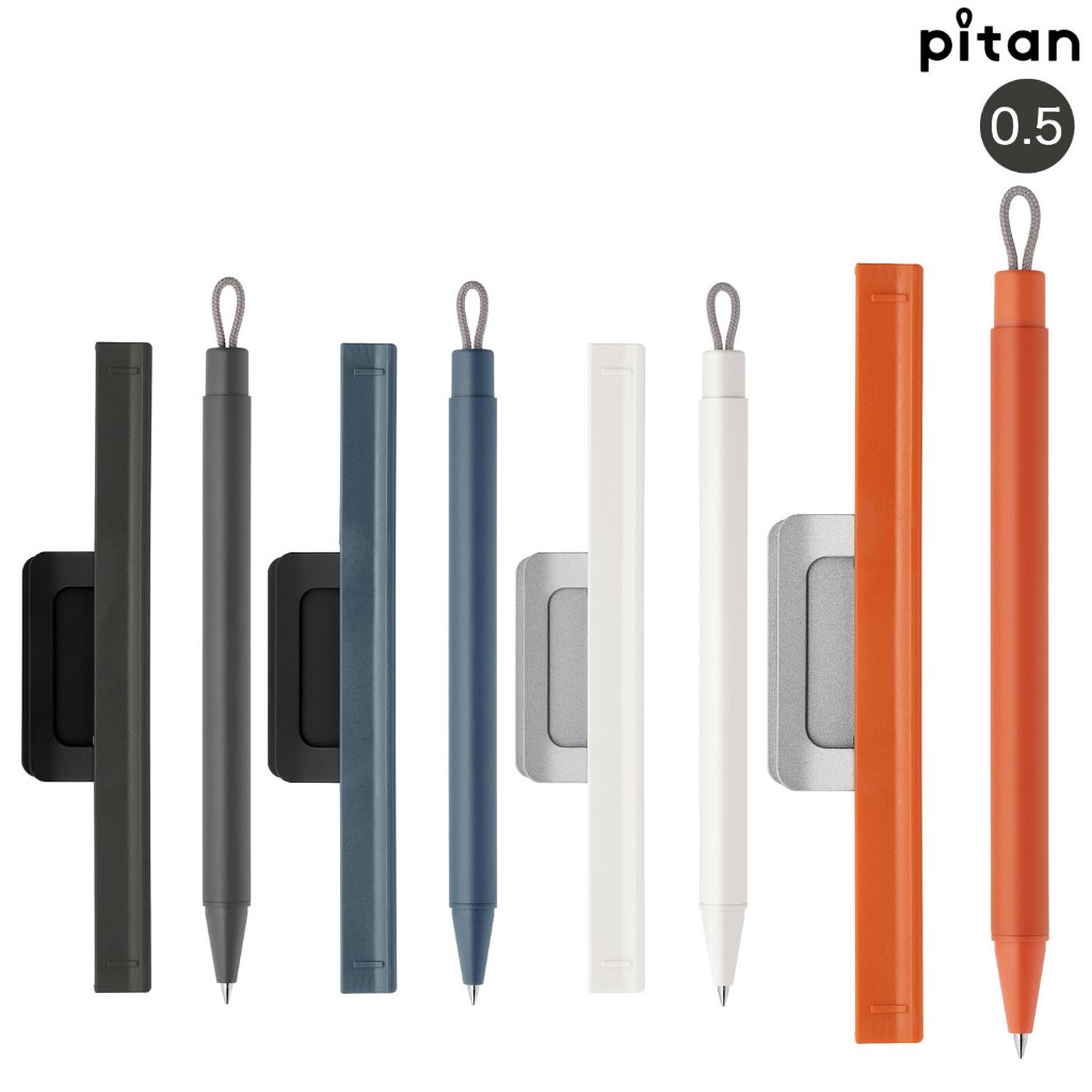 ZEBRA Pitan P-JJ115 0.5mm Magnetic Notebook Book Clip Handbook Ball Pen-Gengyo Workshop