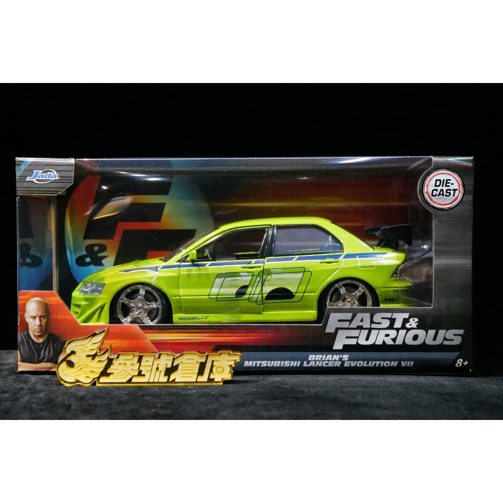 Reference Number Warehouse JADA 1: 24 Alloy Car Fatal 2002 Mitsubishi Lancer EVO VII JD99788