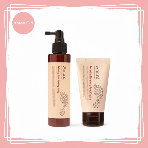 Korea Girl < Short-Acting Period > AMINI Soothing Moisturizing Repairing Foot Cream Exfoliating Care 75g