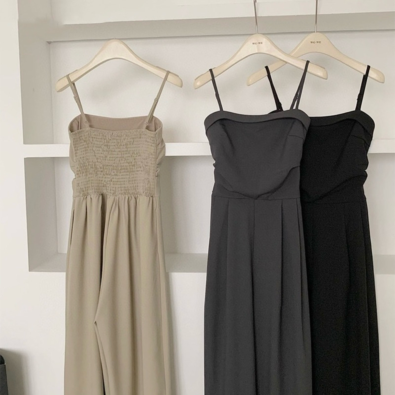 [Ready Stock+Pre-Order] Korea chic🇰🇷High-End Feeling Floor-length Temperament Flat Jumpsuit 4080