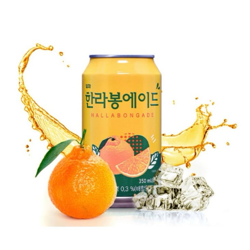 Korea Yihe Jeju Orange Flavor Sparkling Drink 350ml