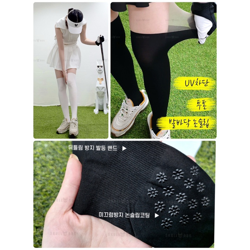 Golf Grocery Store ️ Daigou Official Website Sunscreen Color Matching Pantyhose Stockings 15D+80D Socks