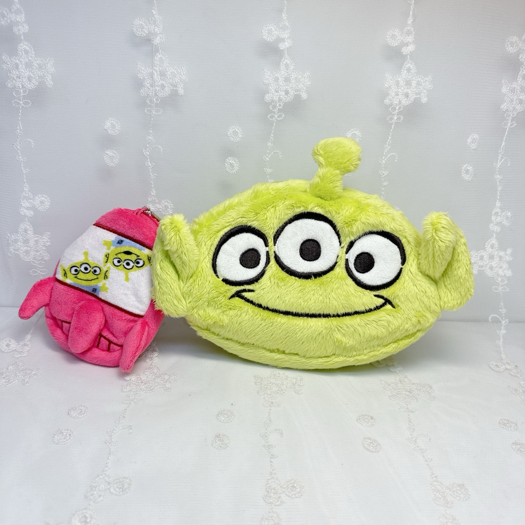 Toy Story Three-Eyed Monster Rocket Three-Dimensional Head Shape Fluffy Material Small Object Storage Coin P