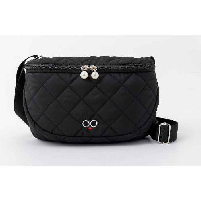 Japanese Magazine Appendix a-jolie Girls Sunglasses Multifunctional Overseas Shoulder Bag Small Square Waist Chest Crossbody Side