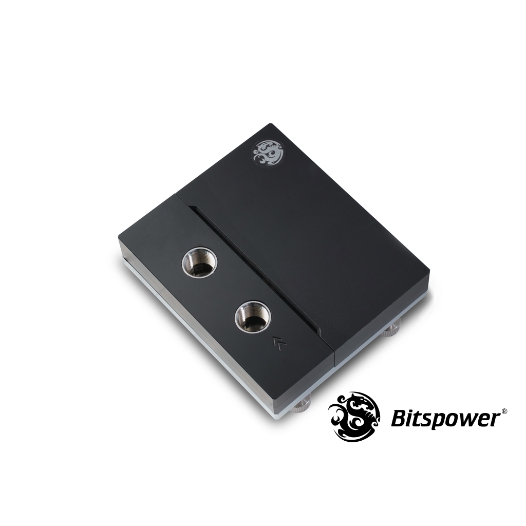 [Leehom] Bitspower Water Cooling Computer CPU Cold Head AM5, LGA1851, Magnetic Top Cover, Transparent With Digital RGB Lighting