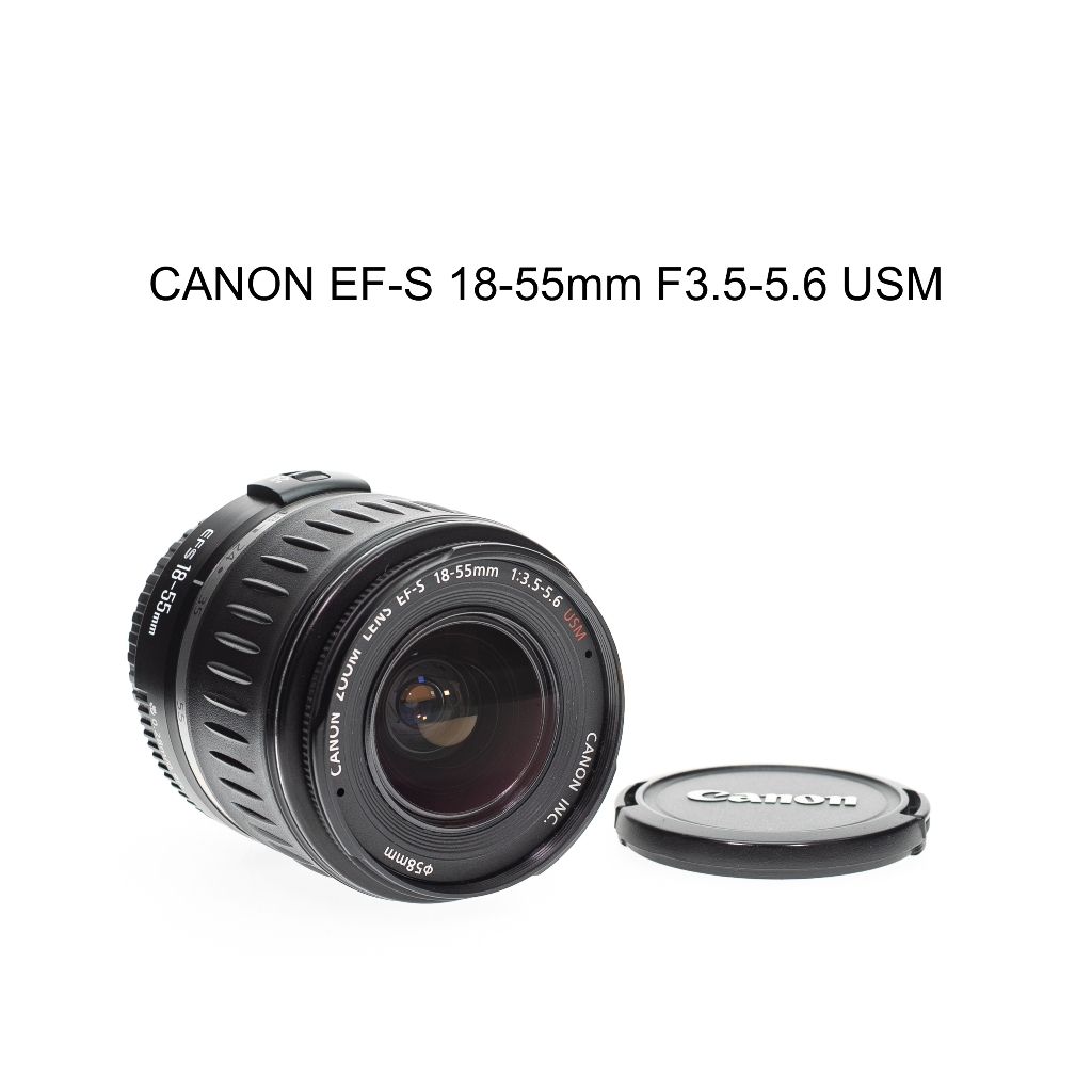 [Liao Qiqi Showa Camera Shop] CANON EF-S 18-55mm F3.5-5.6 USM Ultrasonic Autofocus EOS One Month Warranty