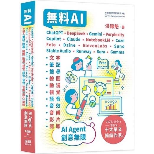No Material Ai: Chatgpt+DeepSeek+Gemini+Perplexity+Copilot+Claude+NotebookLM+Felo+Dzine+ElevenLabs+Suno+Sunway+Sora+....-A [High-Quality New Book] ChatGPT Prompts AI Book