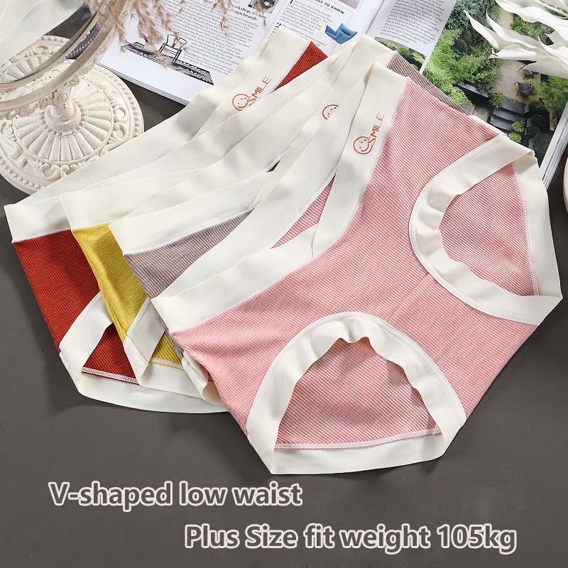 Plus Size 100kg Pregnant Underwear 60 Pairs of Colored Yarn Modal Low