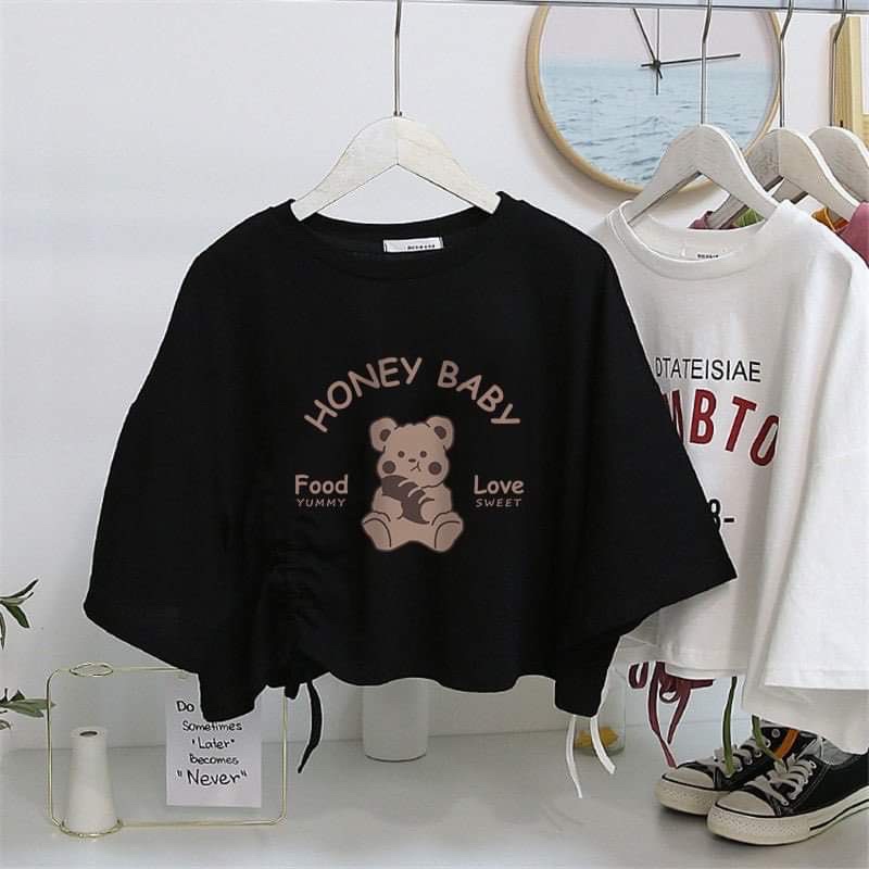 Honey Haiphuc drawstring crop top