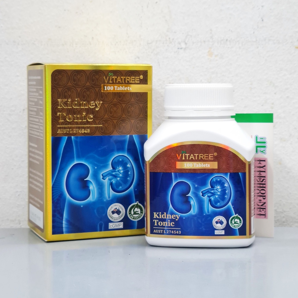 Kidney Tonic Kidney, Oral Supplement 100 Vitatree Tablets From