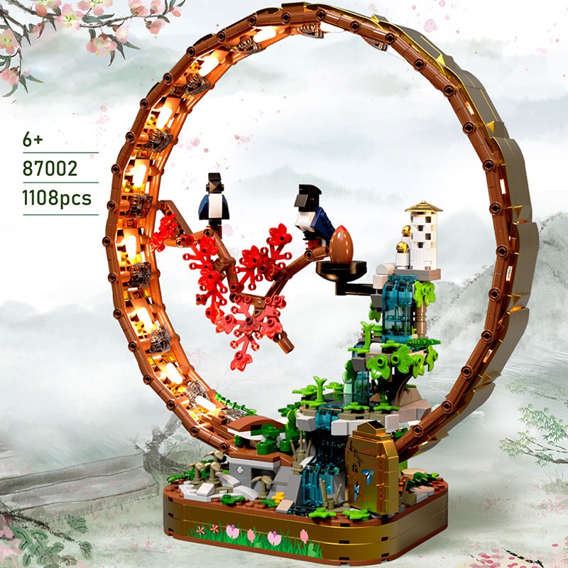 JUHANG Hi Ruler Dang Mai 87002 Assembly 3D Model Toy (Magpie Dengmei, 1108 pieces)