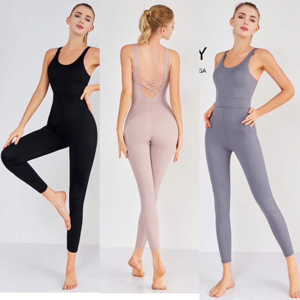 J73 Knitted Back Yoga Jump Set (High Quality Guangzhou Product)