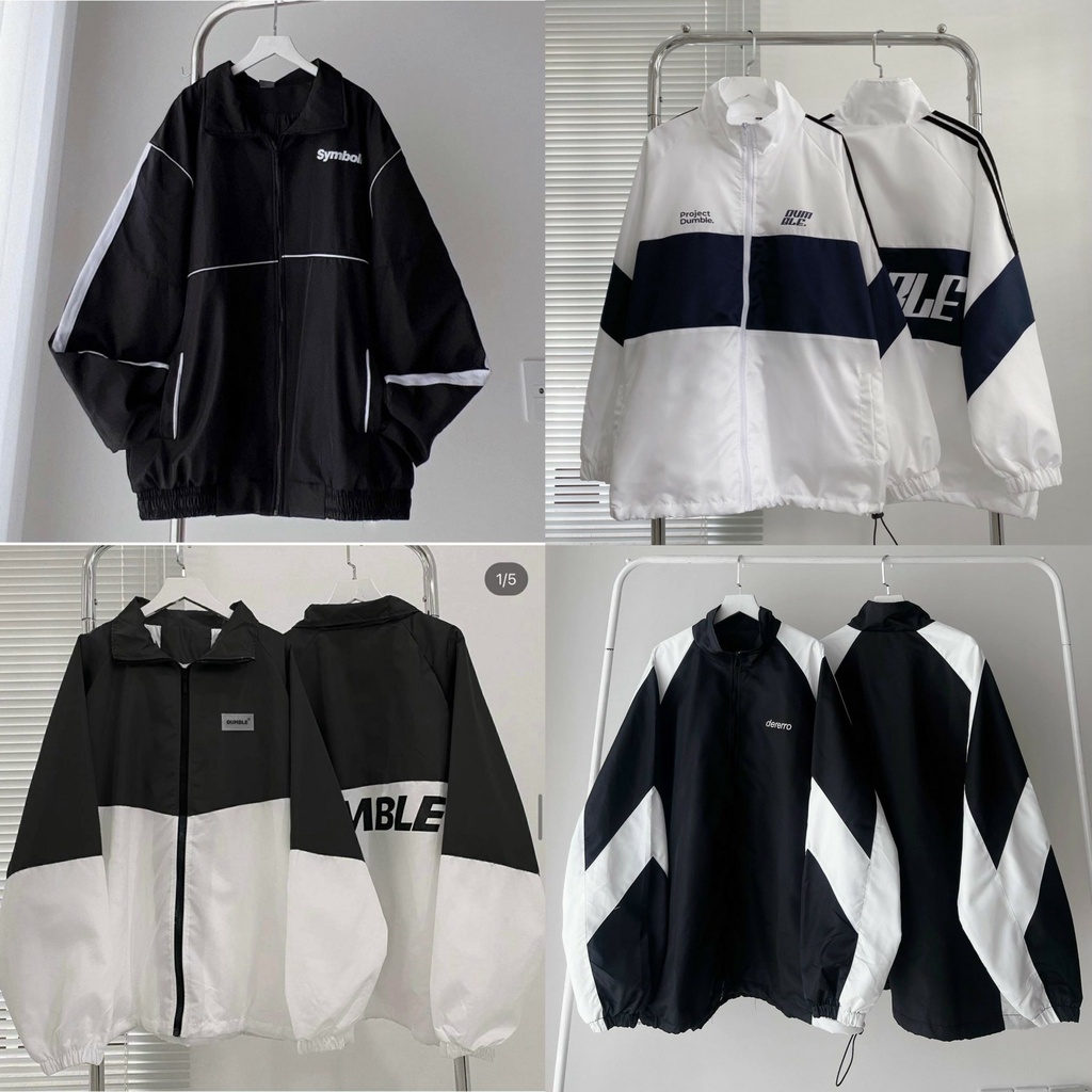 Sym.Bolic CINDER DUMBLE DERERRO 2023 2-Layer UmbrellaJacket for Men and Women, Loose Format, Bomber-style Sunscreen Windbreaker