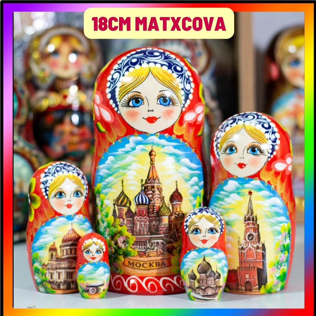 (EXTREMELY Cute) MATRYOSHKA RUSSIAN DOLL SETS 3 LAYERS, 5 LAYERS EXTREMELY BEAUTIFUL AND UNIQUE RUSSIAN SOUVENIR GIFTS