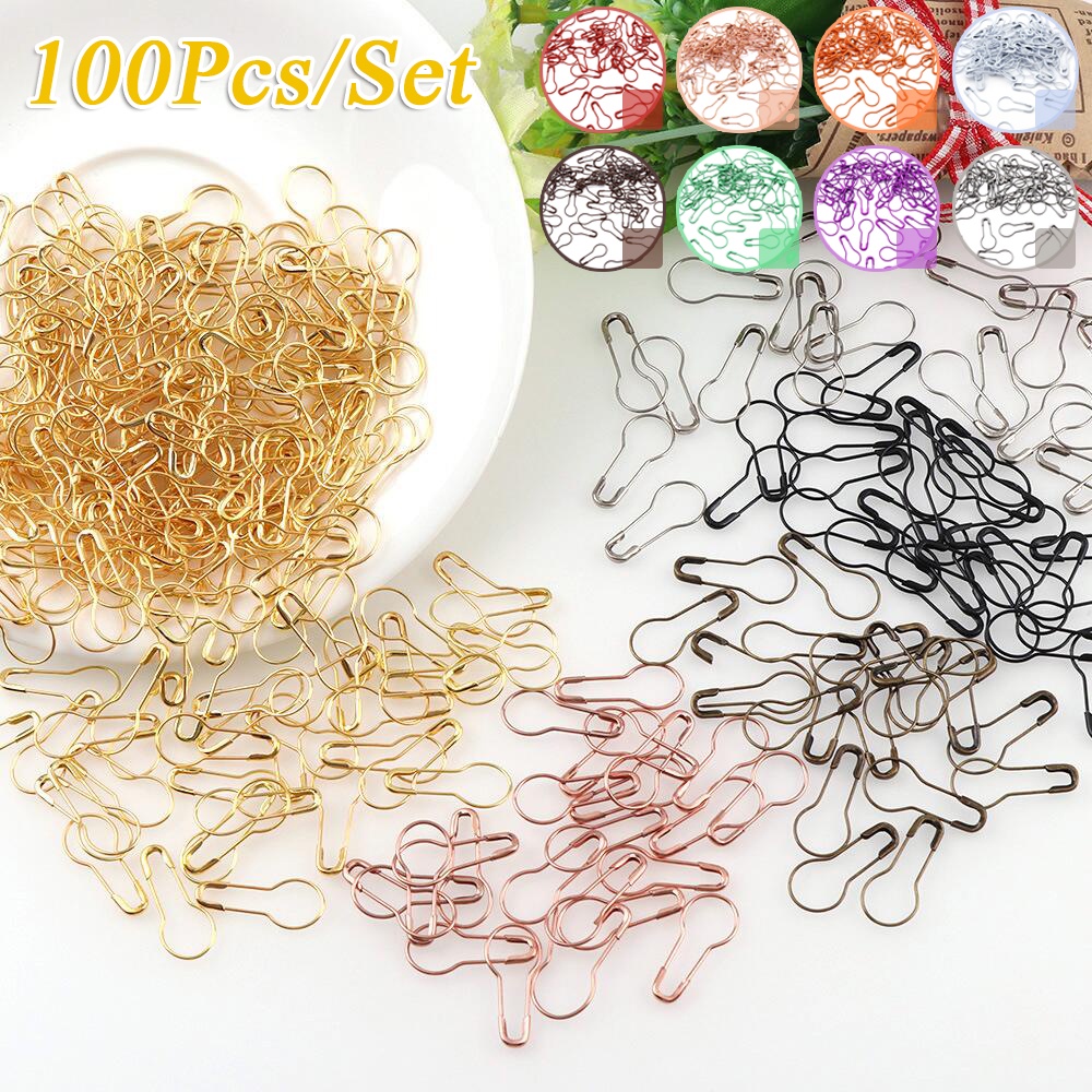 100Pcs/Set Magic Pins Colorful Metal Clothing Pins Diy Marker Accessories Bandana Pins