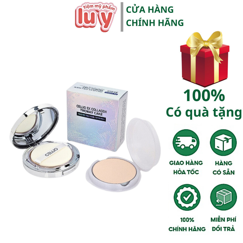 EX Collagen Twoway Cake White Cellio 2-Core Powder