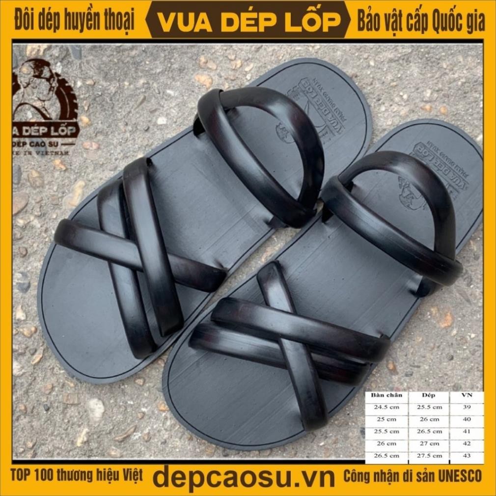 Handcrafted 5-Strap Rubber Sandals In Black Release Straps From Genuine Pham Quang Xuan Tires King Car Tires