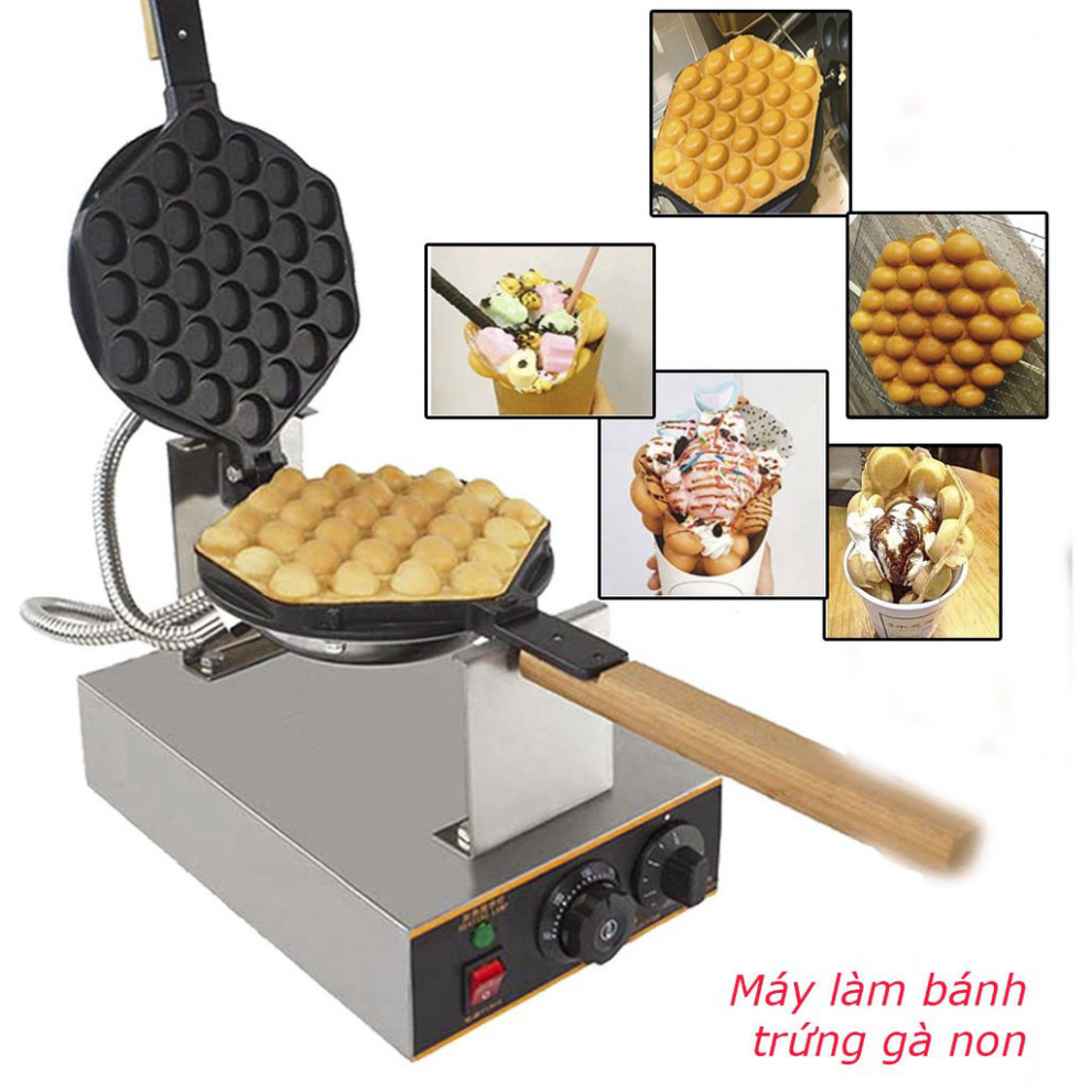 Industrial 30-Hole Non Chicken Egg Cake Maker - Hongkong Egg Waffle 220v Machine Iron