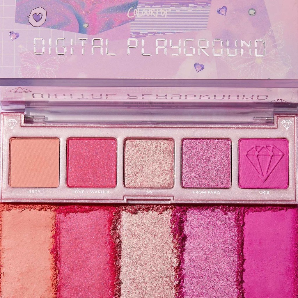 Color pop Digital Playground 5-panel eye palette
