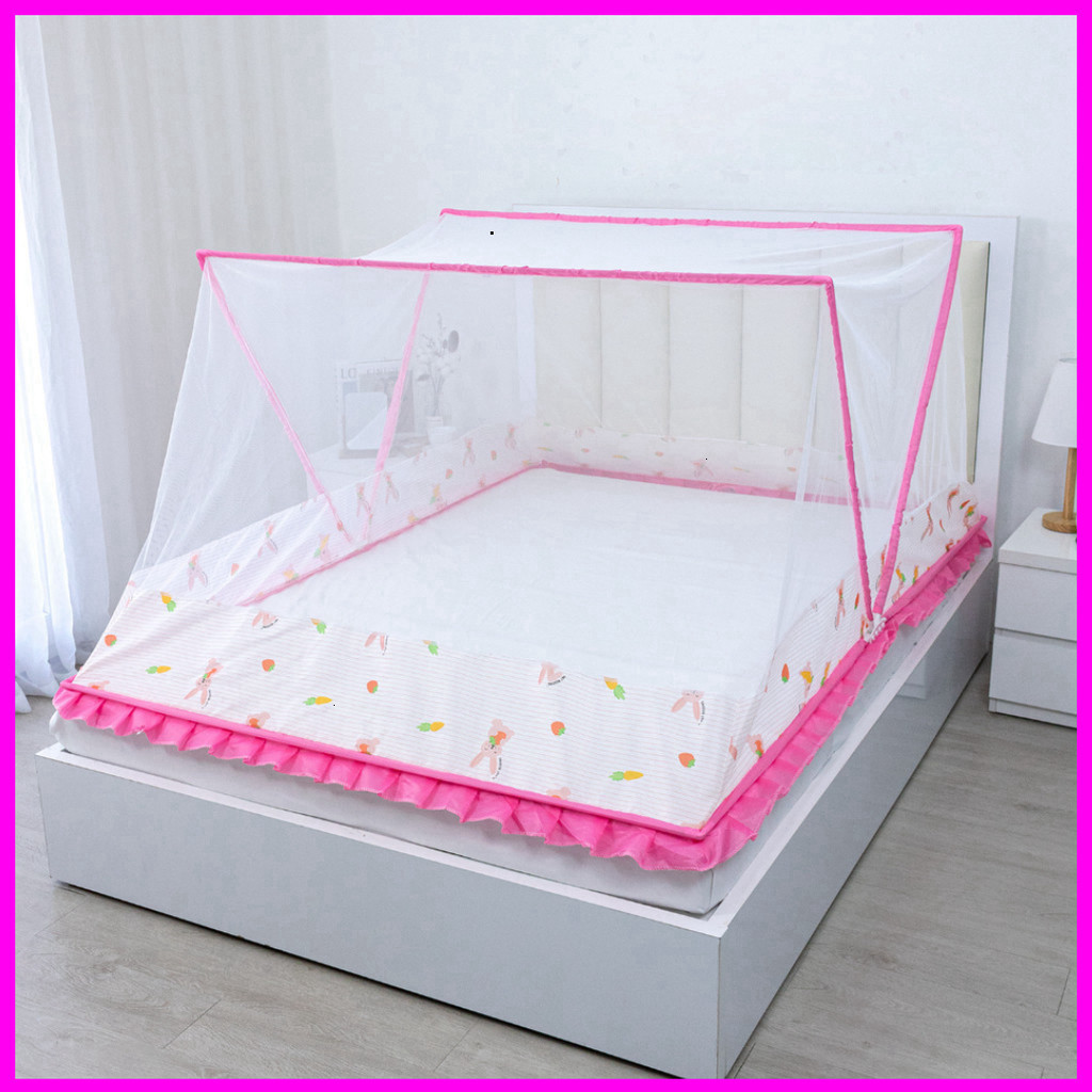 Gia Han high-end smart folding frame adult mosquito net - Self-expanding anti-mosquito net 1m 1m2 1m4 1m6 1m8