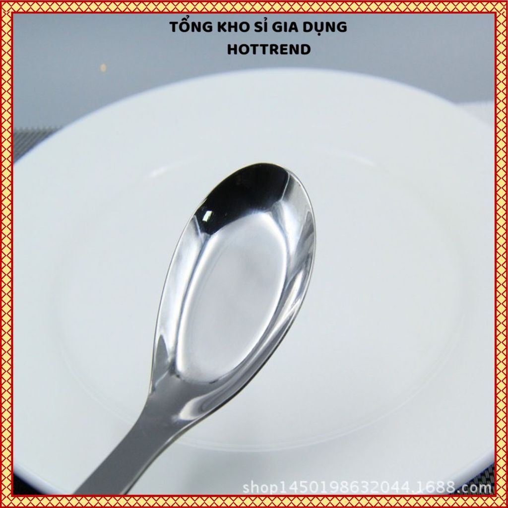 Combo of 5) High Quality Stainless Steel Pho Spoon - Durable, beautiful rice spoon, eas…