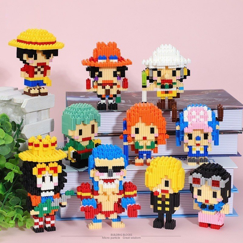 One piece model, lego mini one piece, smart toys for Ammer children