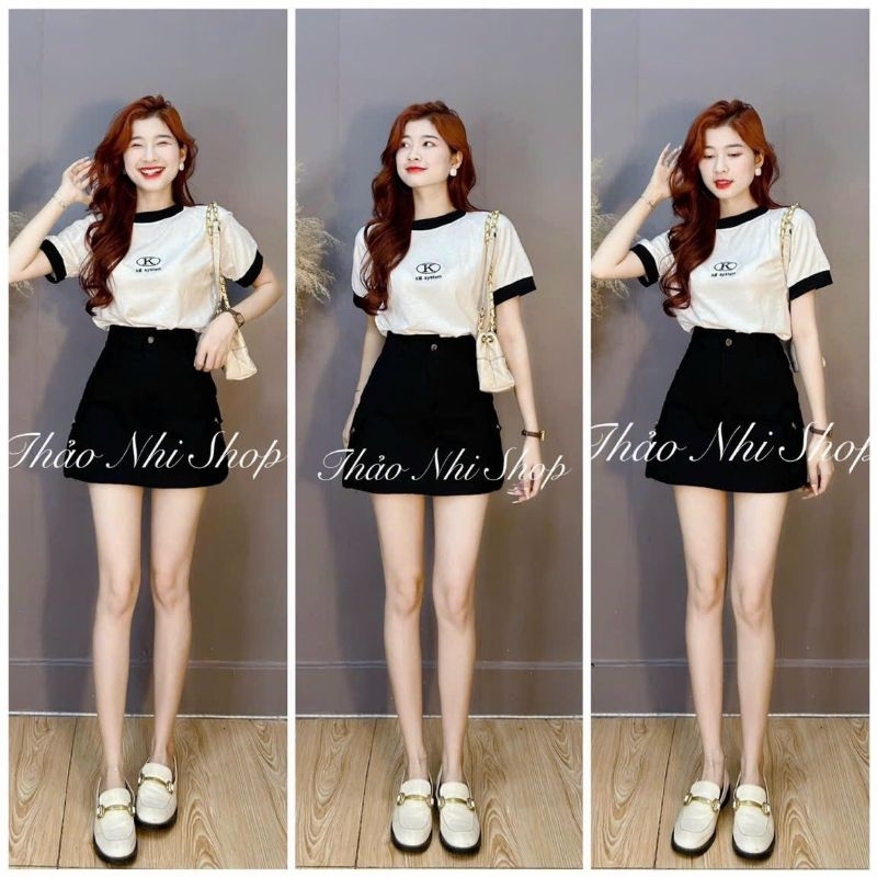 Lightning Skirt Pocket Shirt Box Coordination