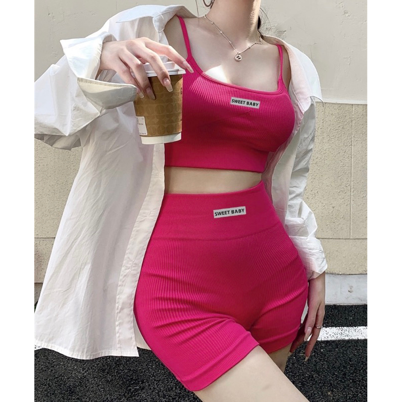 Super Stretchy Women's Gym Yoga Sports Clothing Set 341