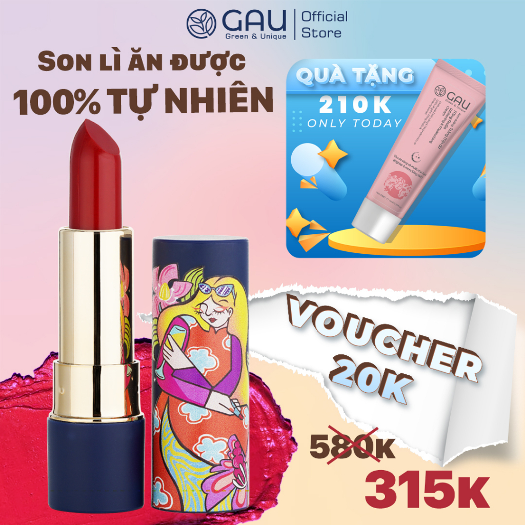 Gau Have A Good Meal 11 Sea Breeze Natural Matte Lipstick In Lead-Free, Long-Lasting Safe