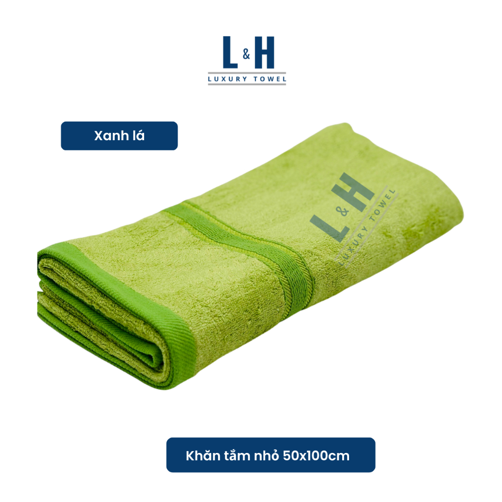 L&H premium bamboo fiber bath towel, small size MS2, size 50x100cm, soft, no cotton, no fading