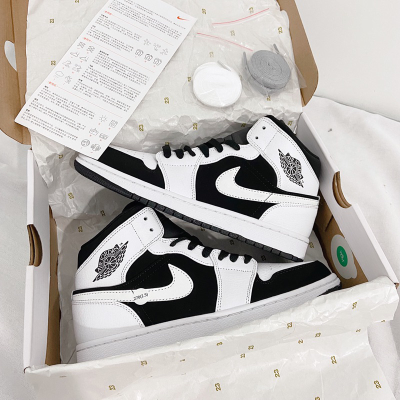 I SSneaker l Jd mid tuxedo Sneakers | Full box bill + Accessories | With Protective box