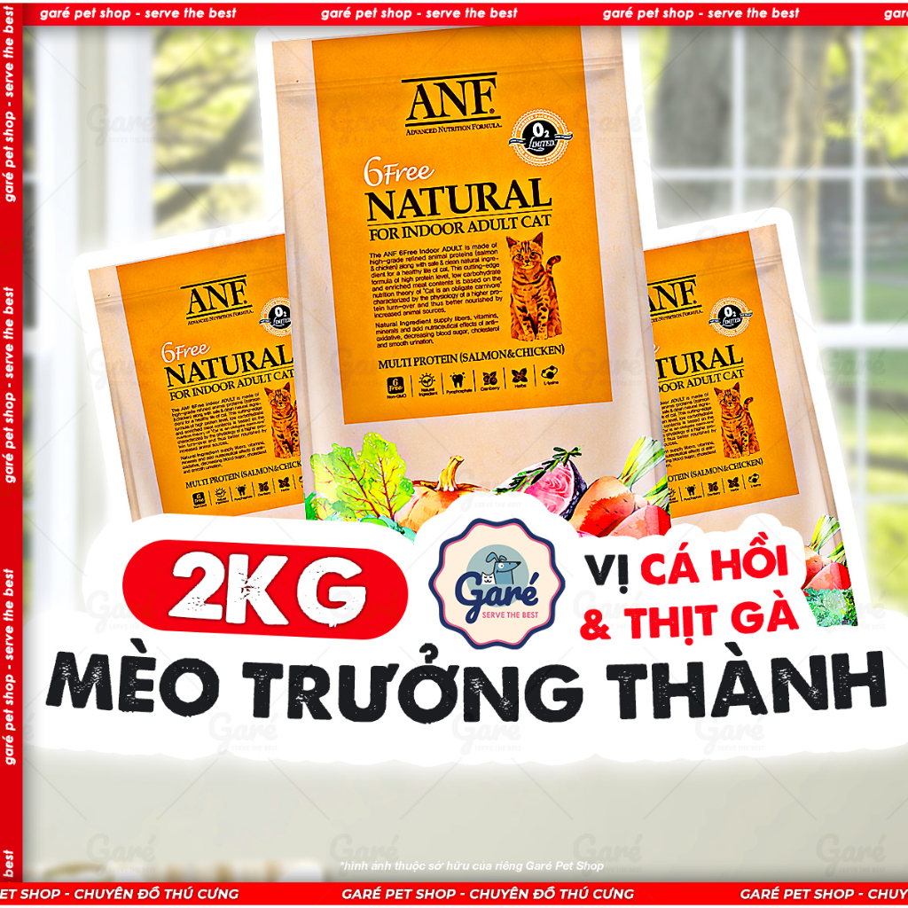 2kg - ANF 6 Free organic cat seeds nutrition for adult cats - Korea