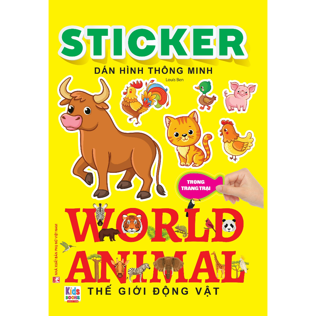 Book - Smart stickers - In the Farm (VT)