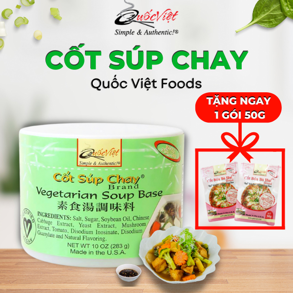Quoc Viet vegetarian soup base - Box of 300g - VN10457