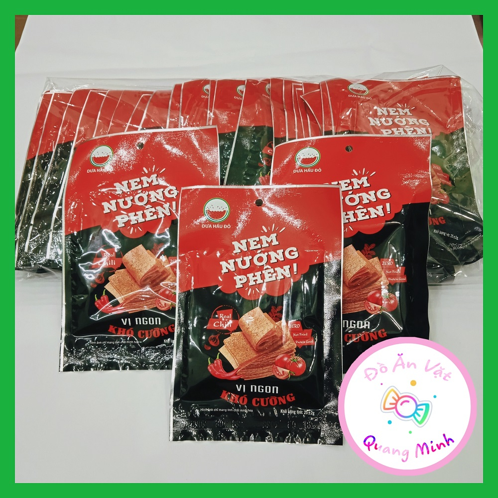 Wholesale Snack Nem Grilled Red Watermelon Bag 30 Delicious And Delicious Packs, Cheap Snacks, Snacks