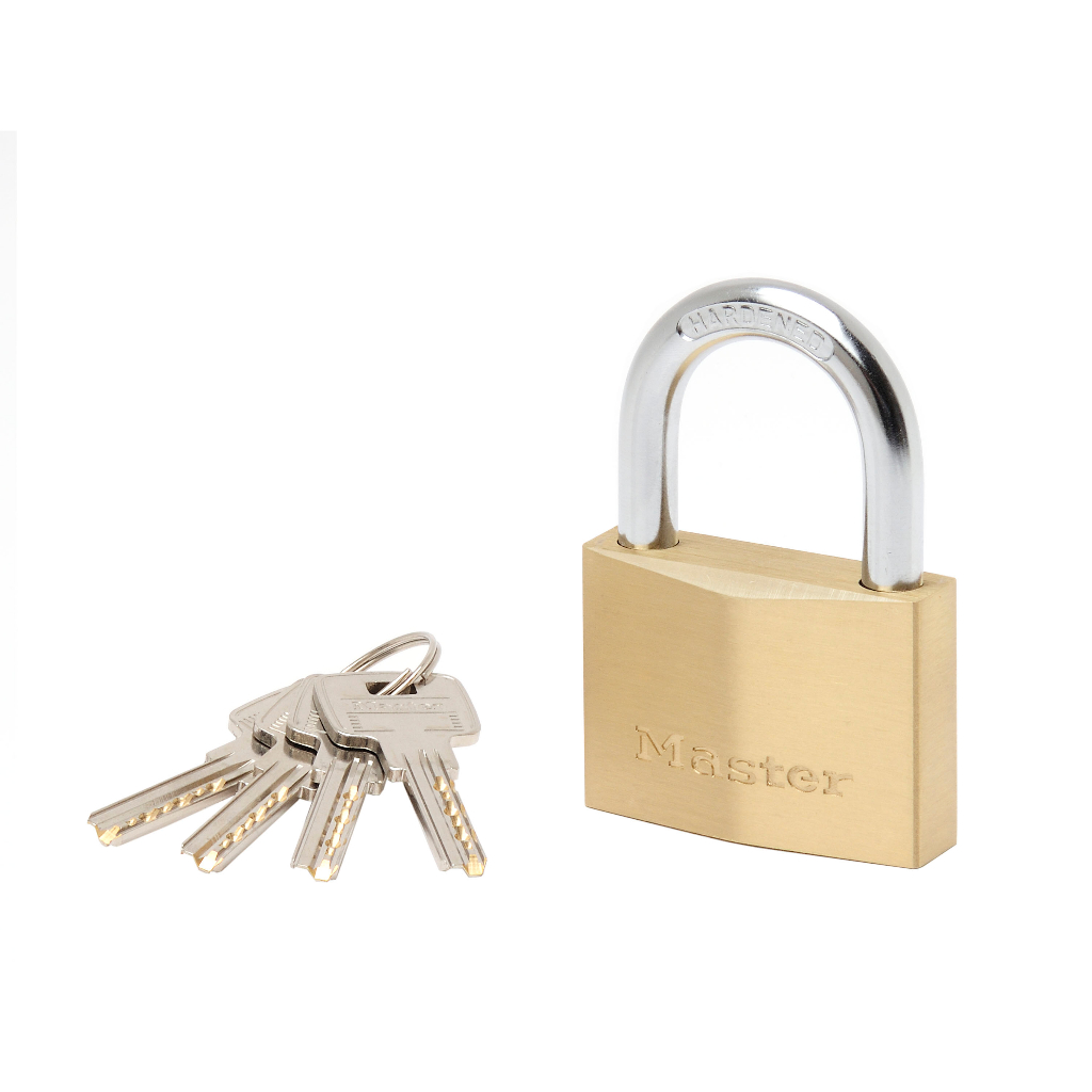 [Ho Chi Minh Express] Master Lock 2960 D Lock, 60mm copper body, 4 computer keys - MSOFT