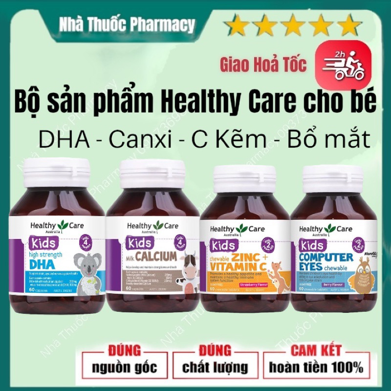 Dha, Calcium milk, Vitamin C, Zinc And Healthy Care Eye Supplement For Baby