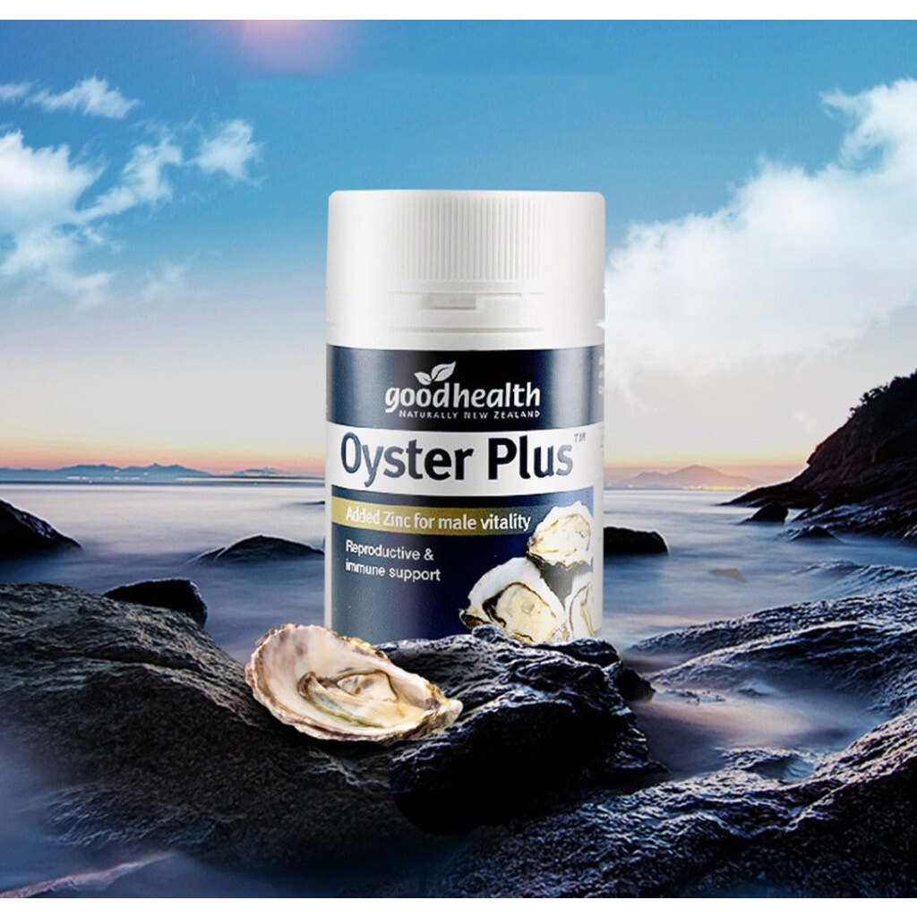 Good Health Oyster Plus New Zealand male enhancement pills with fresh Oyster essence extract, box of 60 pills