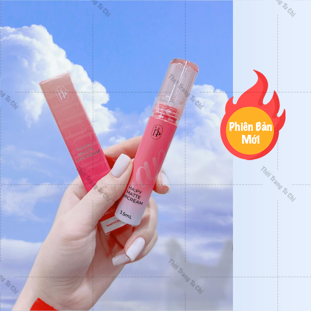 Happy lipstick Mini Garden Mattle Lipcream super matte, waterproof, long lasting, new version 2023