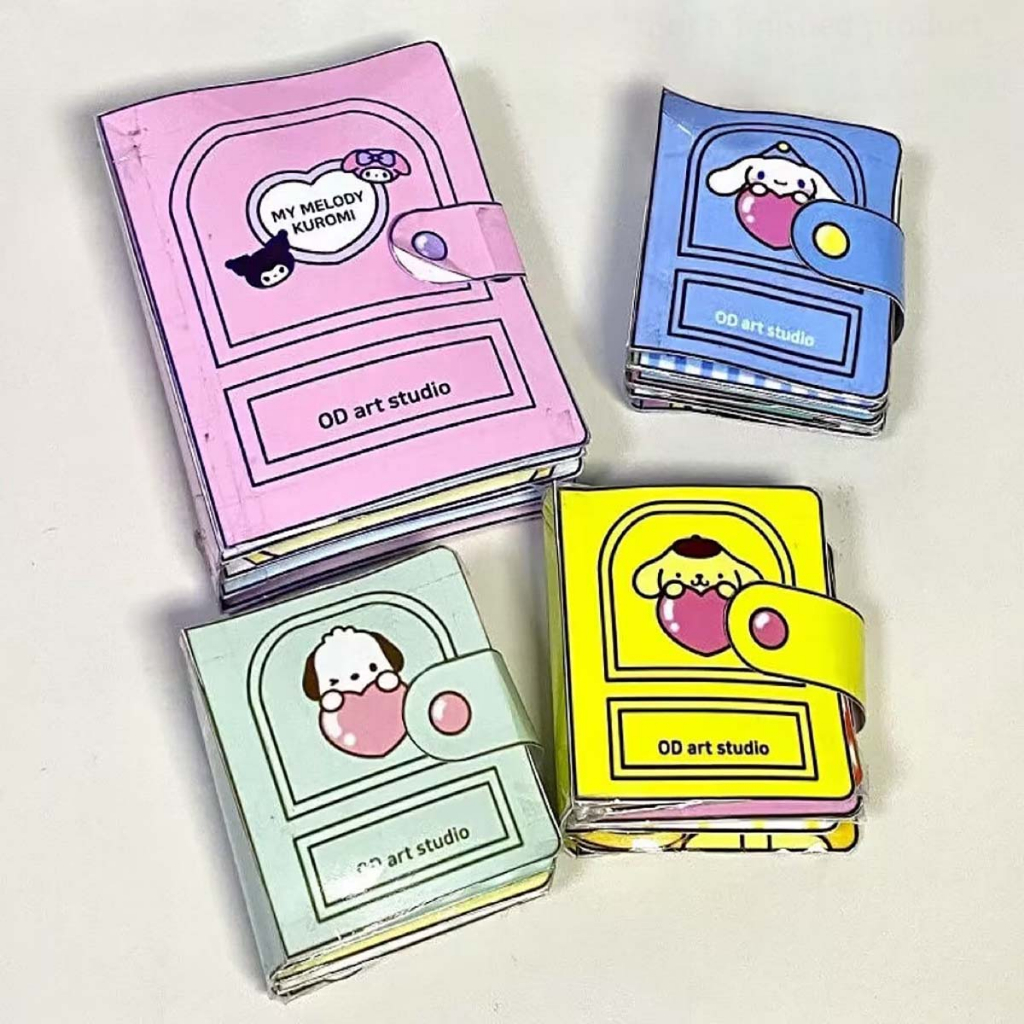 Handmade Book Kuromi Melody Modeling for Girls Creative Cartoon Toys Preschool Paper Dolls Diy Simulator Pachacco House