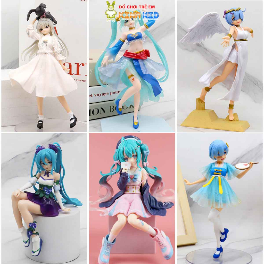 Anime Character Models of Female Sora, Miku Hatsune, Rem, Sony, Pretty, Lovely, Used to Decorate Bookshelf, Computer Desk