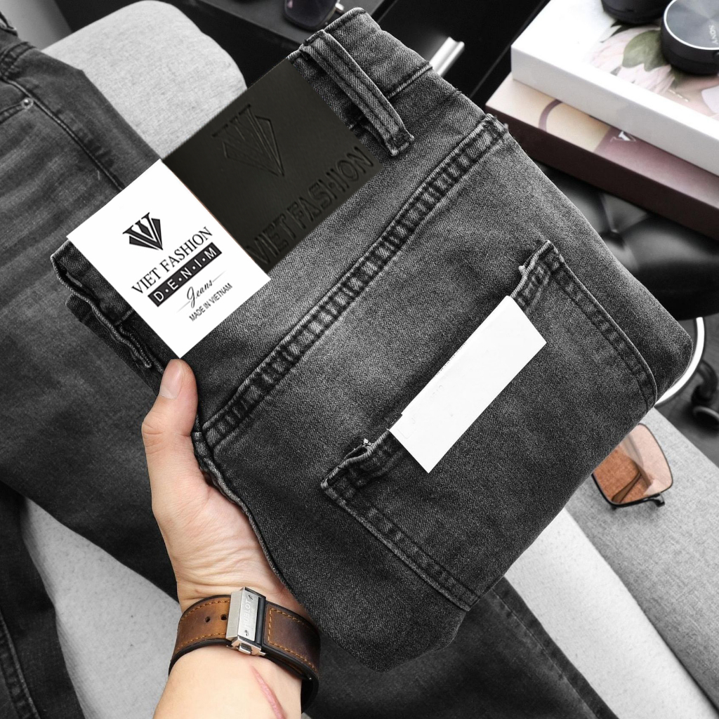 [ARRIVED] Charcoal Gray Men's Jeans New Style Good Stretch Men's Jeans Beautiful Men's Pants 2024 DONG PHUONG FASHION