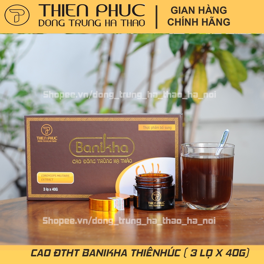 Banikha Thien Phuc Cordyceps Extract - 3 Bottles x 40g