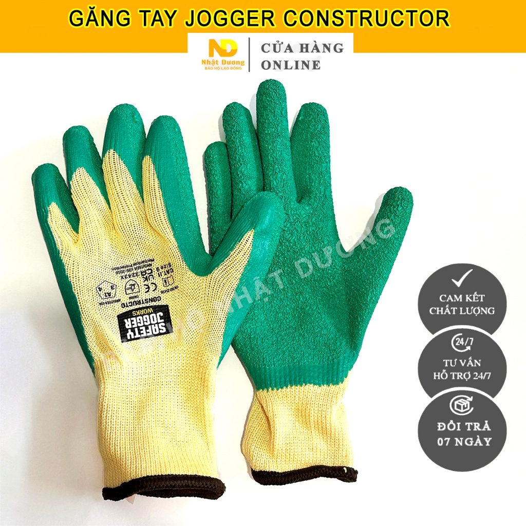 Jogger Constructor protective gloves are cut-resistant, wear-resistant, puncture-resistant, used in factory construction mechanics