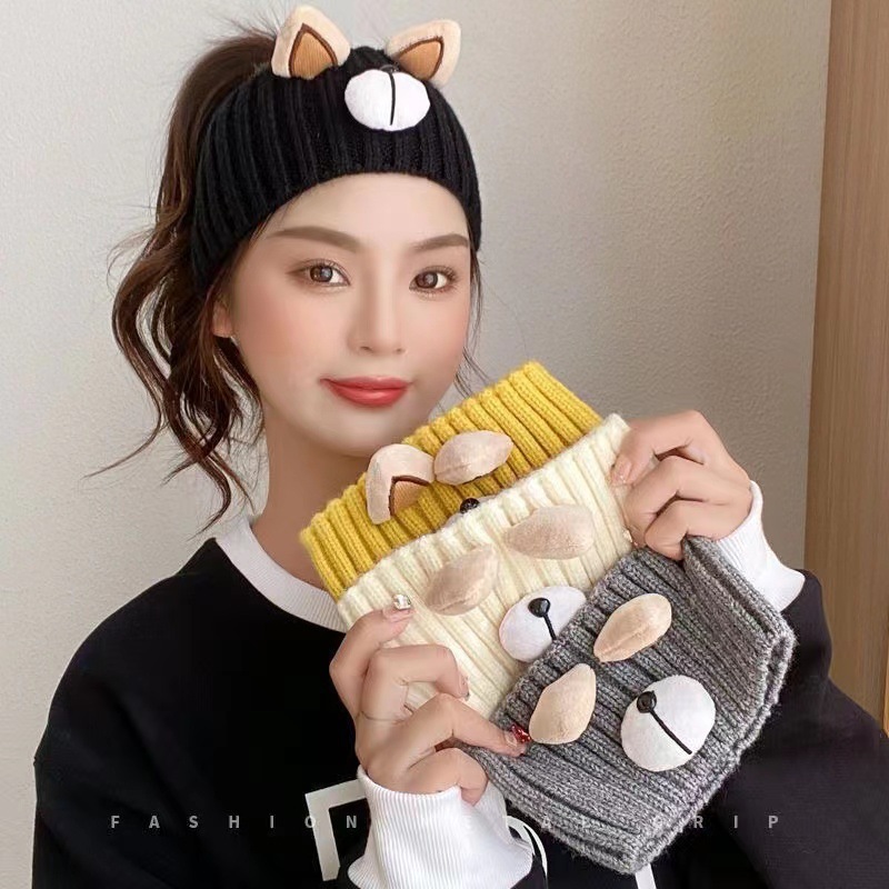 Cute Bear-shaped hairband to support face washing Skincare Korean Fall-Winter Fashion