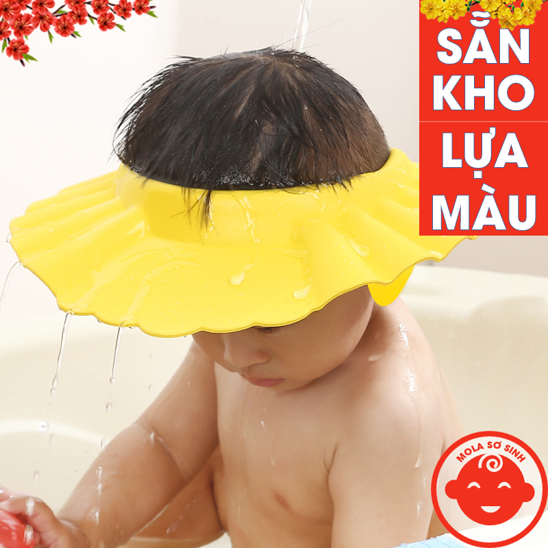 Shampoo Cap to Avoid Water Into Your Baby's Eyes When Bathing, Waterproof, Easy Size Adjustment