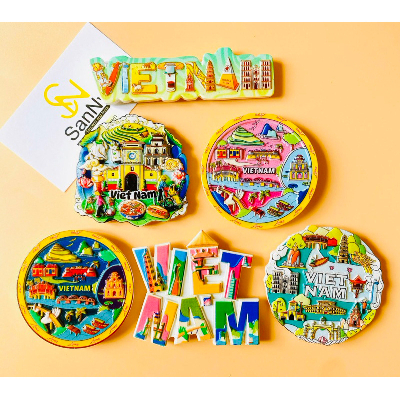 Sanny refrigerator magnets are Vietnamese souvenirs