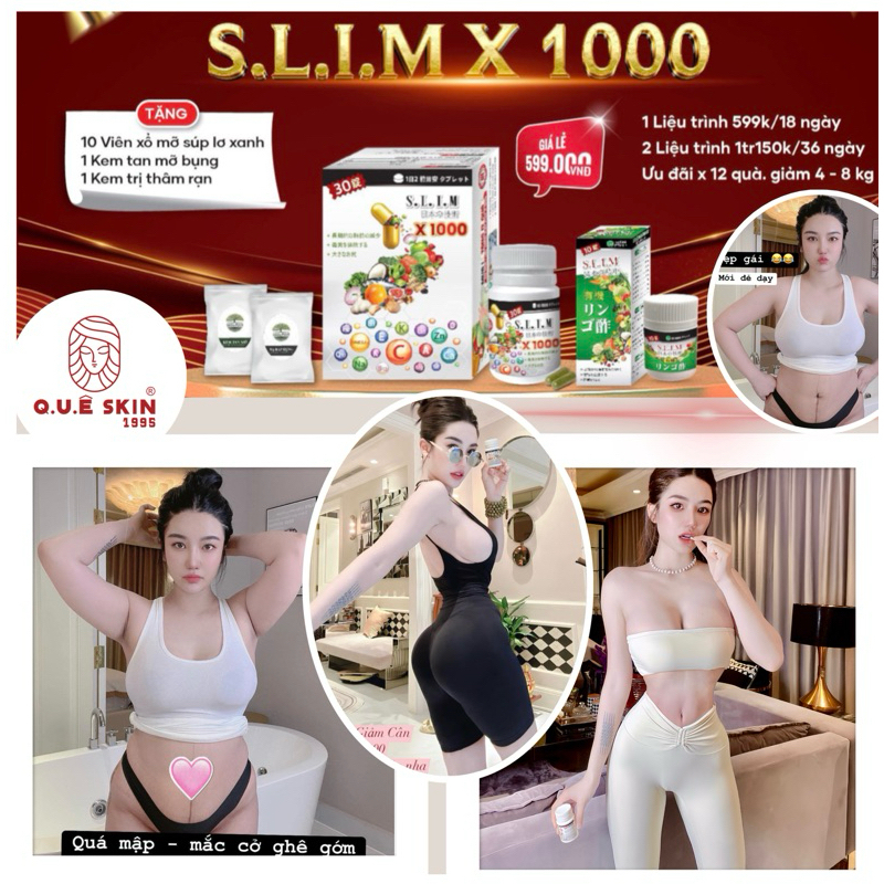 Slimx1000 WEIGHT LOSS [Original product] weight loss for fat people& after giving birth, Japanese butt lift weight loss x1000 with free cauliflower fat loss