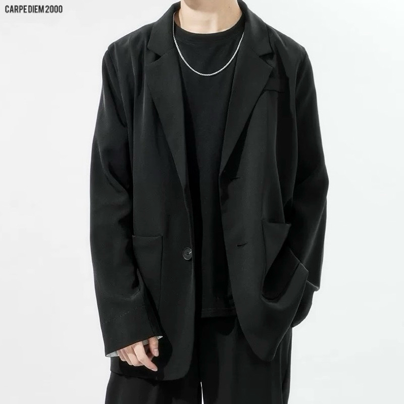 Kwon Ji Oversized Blazer - unisex oversize vestJacket for men and women